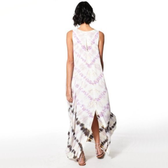 NWT Young Fabulous & Broke Ali mauve tie dye maxi dress, S - Picture 6 of 8
